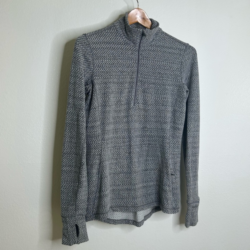 Lululemon Grey Half - Zip Up Running Jacket Small